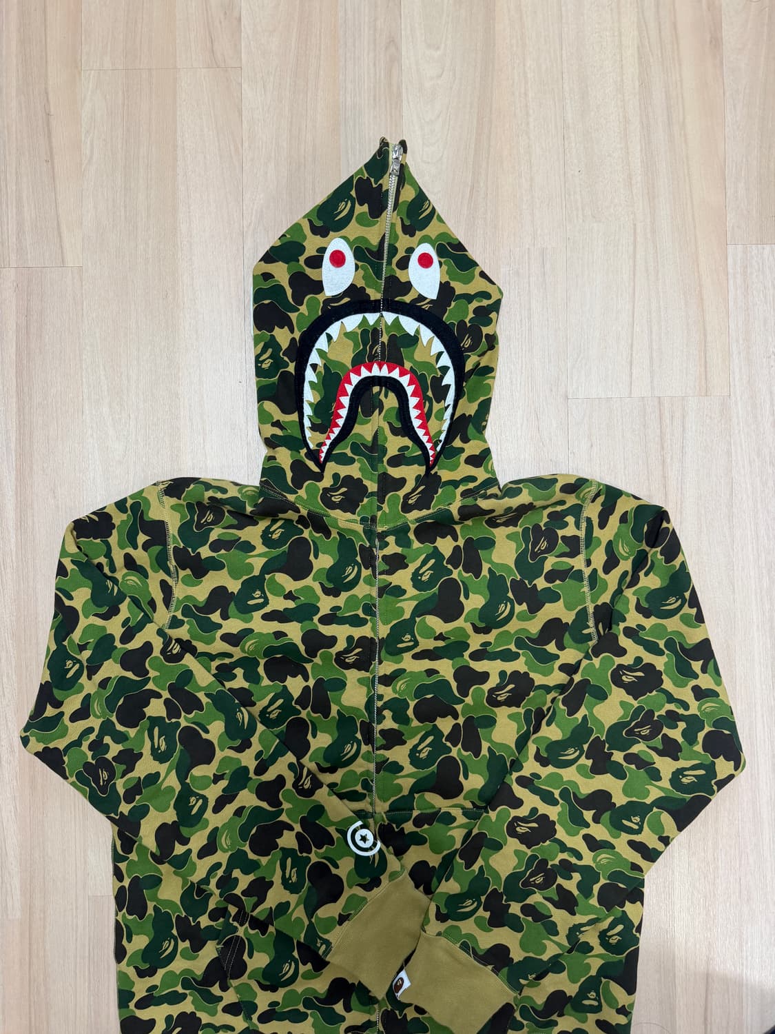 베이프 샤크 후드집업 XL 상품이미지1