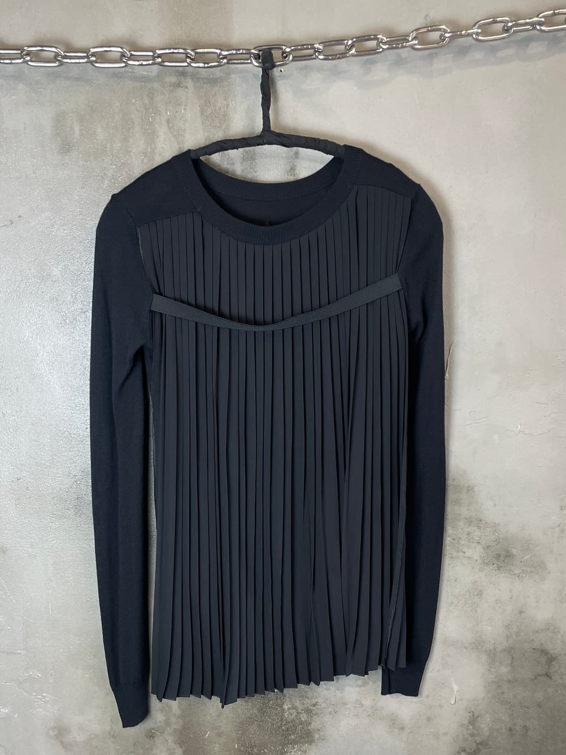 MM6 플리츠 레이어드 니트 상품이미지2