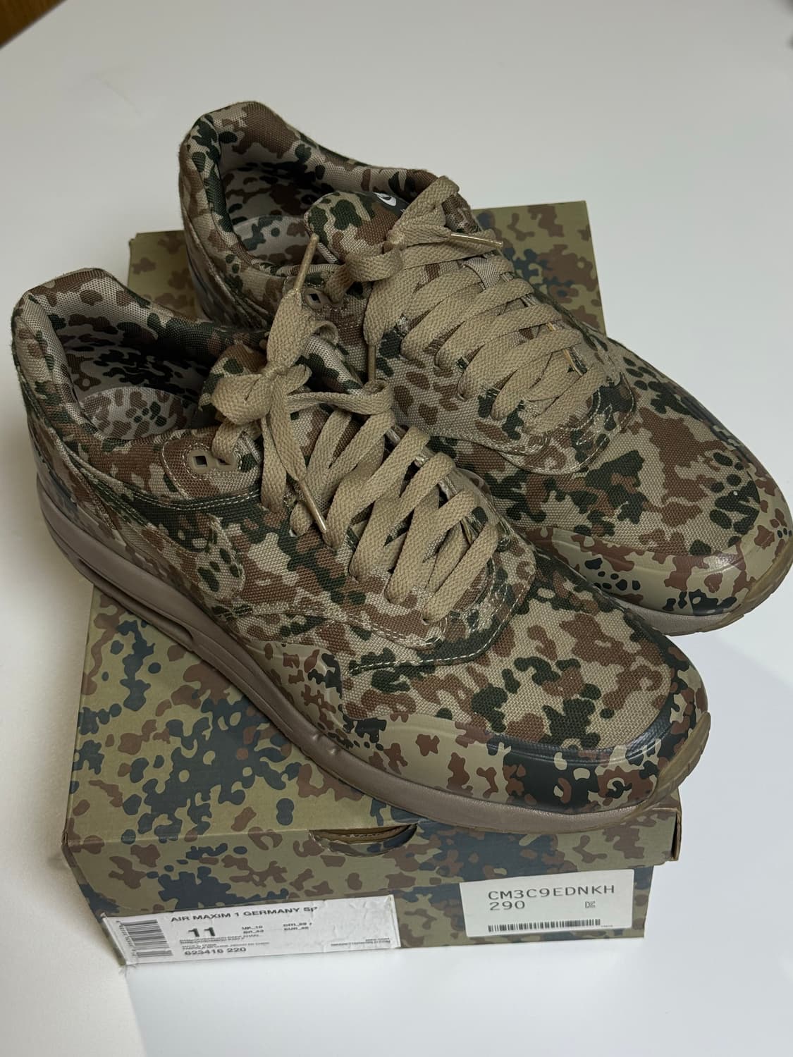 NIKE AIR MAXIM 1 CAMO GERMANY SP CAMO 상품이미지1