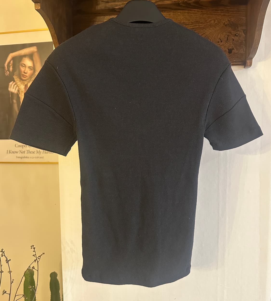 Lemaire 르메르 블랙 헨리 티셔츠 (S) 상품이미지5