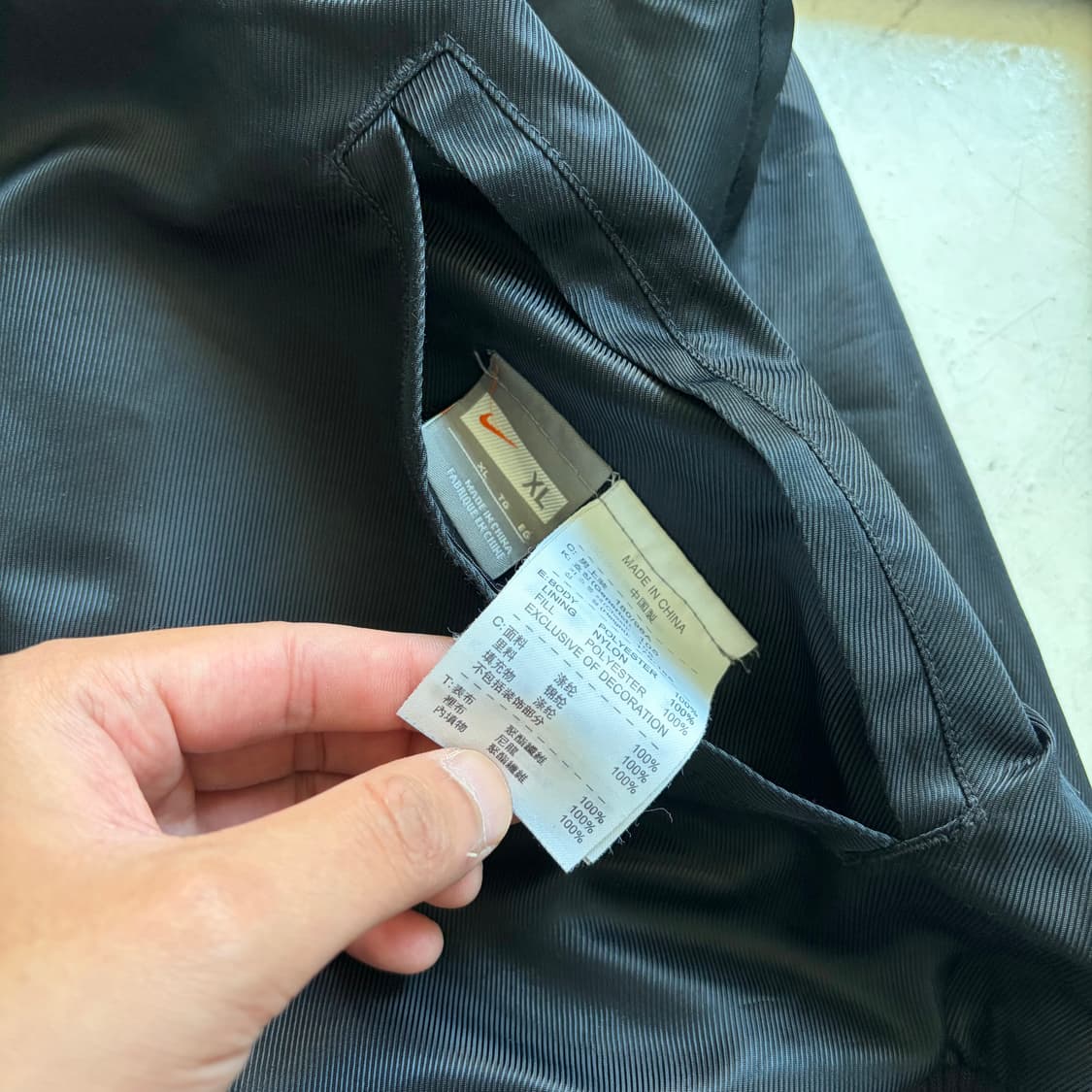 나이키 빈티지 르브론 제임슨 사틴 바시티 XL 상품이미지7