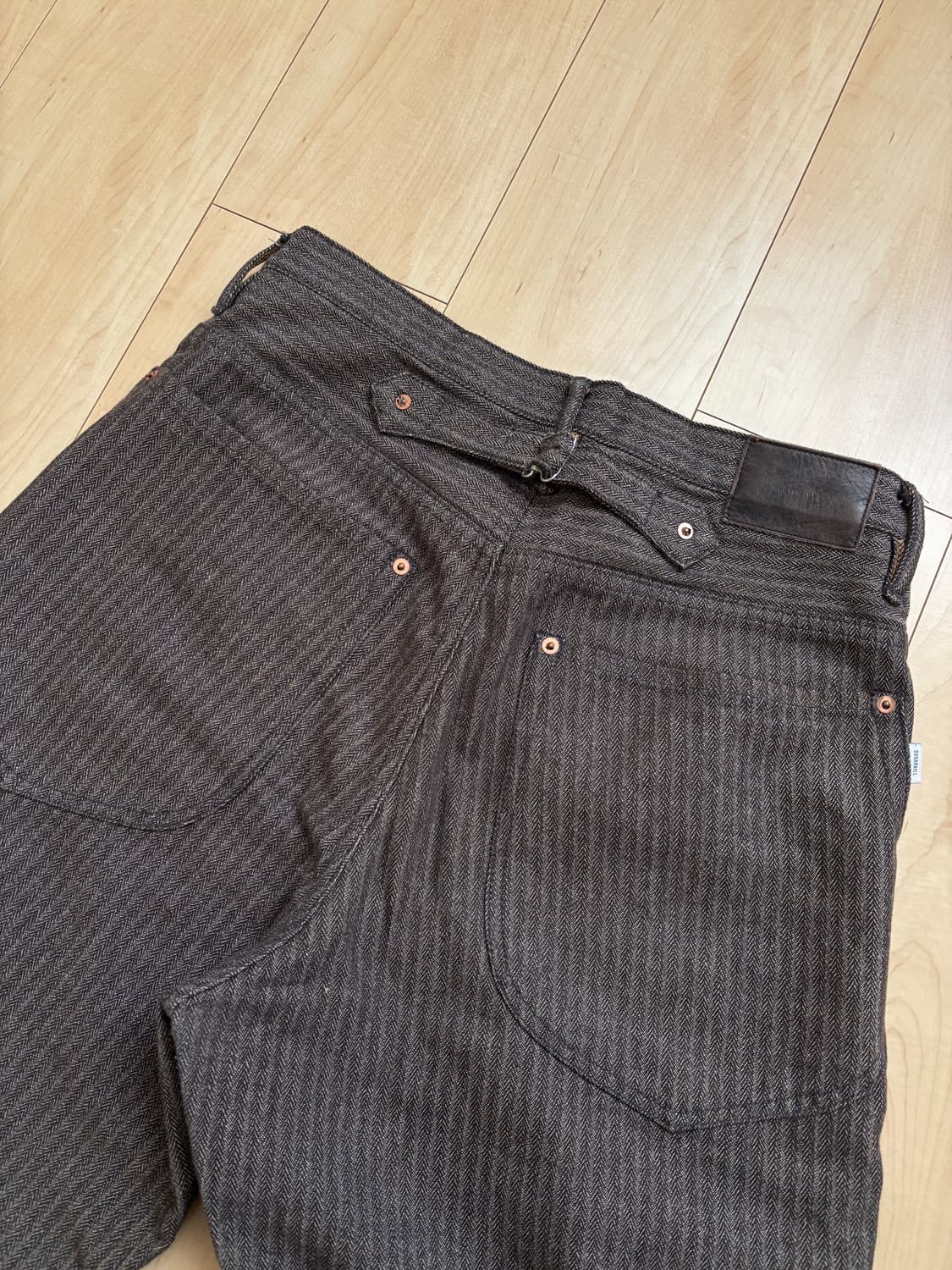 슈가힐 해링본 클래식 워크팬츠 상품이미지4