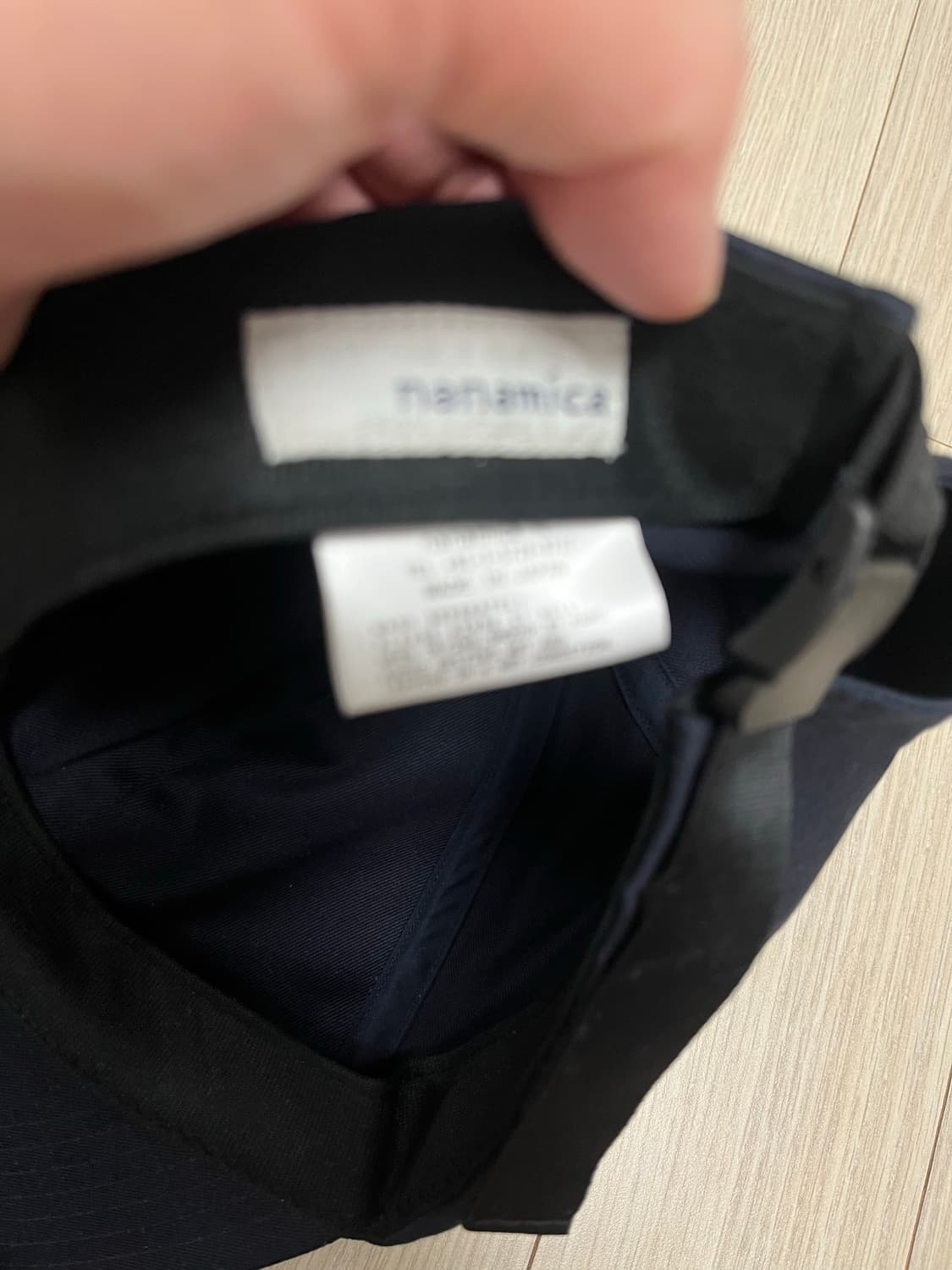 나나미카 자수 로고 볼캡 네이비 상품이미지3