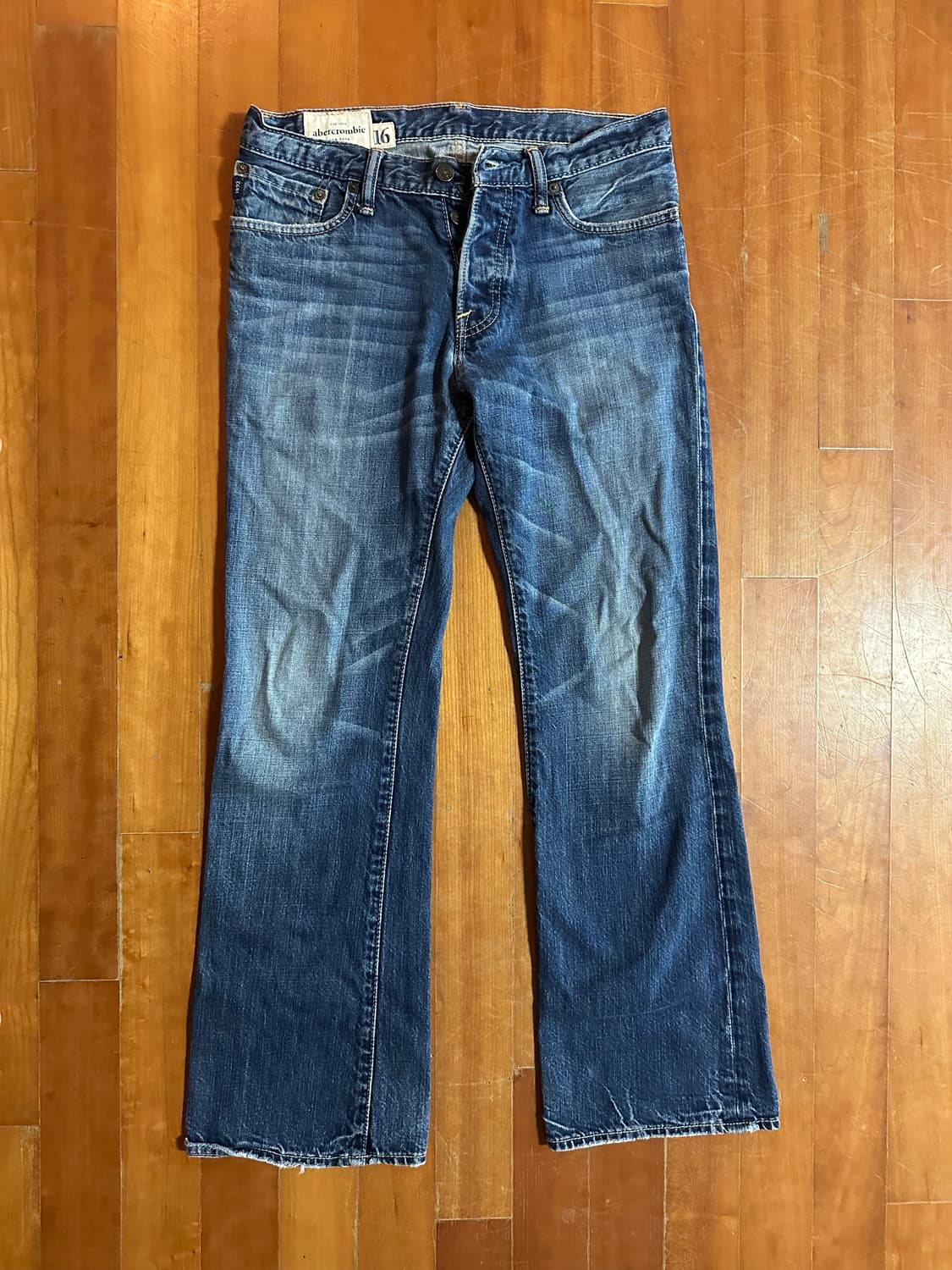 아베크롬비 부츠컷 셀비지 데님팬츠 상품이미지1