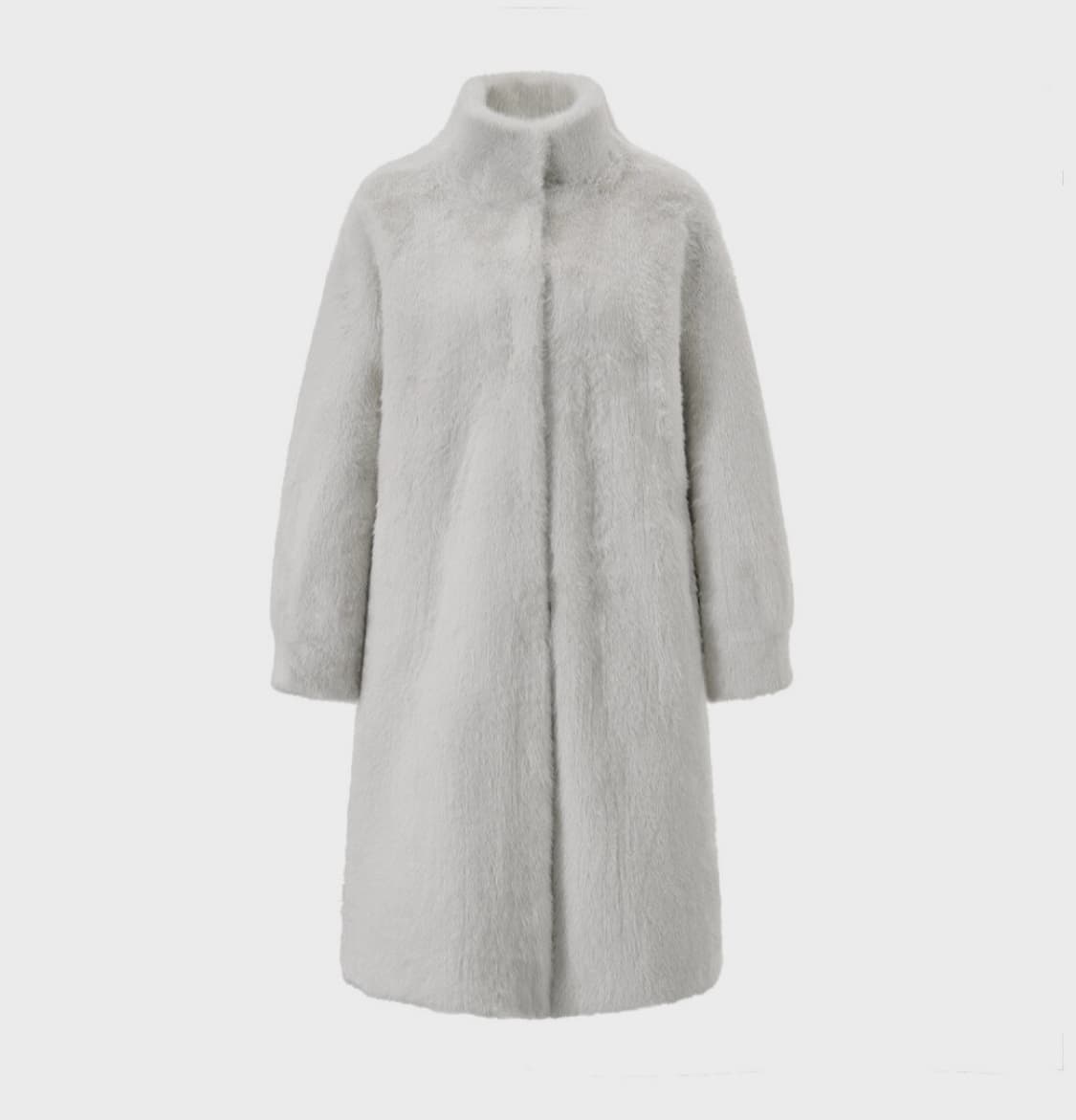 새상품) 인조 밍크 롱 코트 에코 퍼 밍크 여성 롱코트 상품이미지1