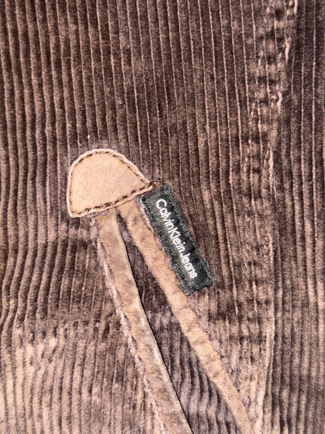 Calvin Klein dark brown corduroy fur jk 상품이미지5