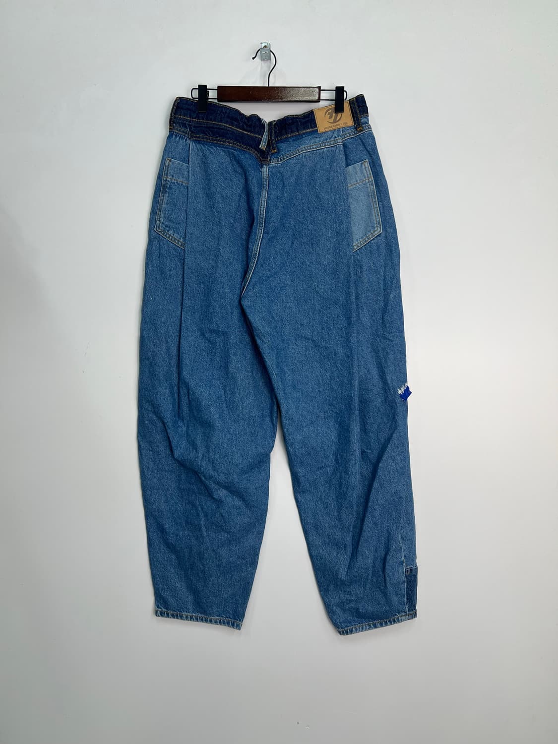 자라 x아더에러 배럴 레그진 블루 팬츠 상품이미지3