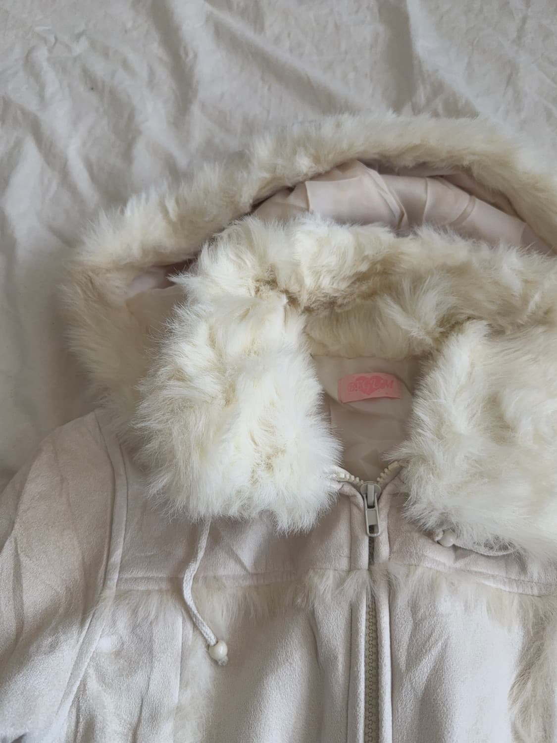 히메 로걀 양산형 무스탕 롱 코트 상품이미지4