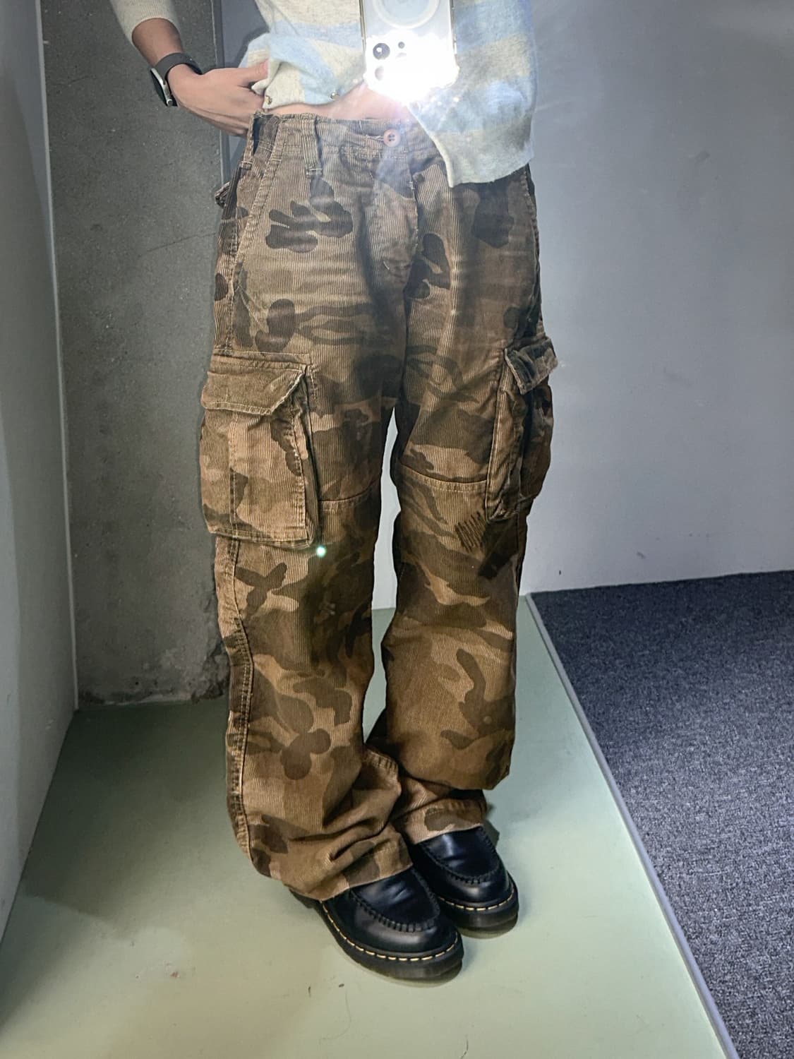 camo corduroy cargo pants 상품이미지4