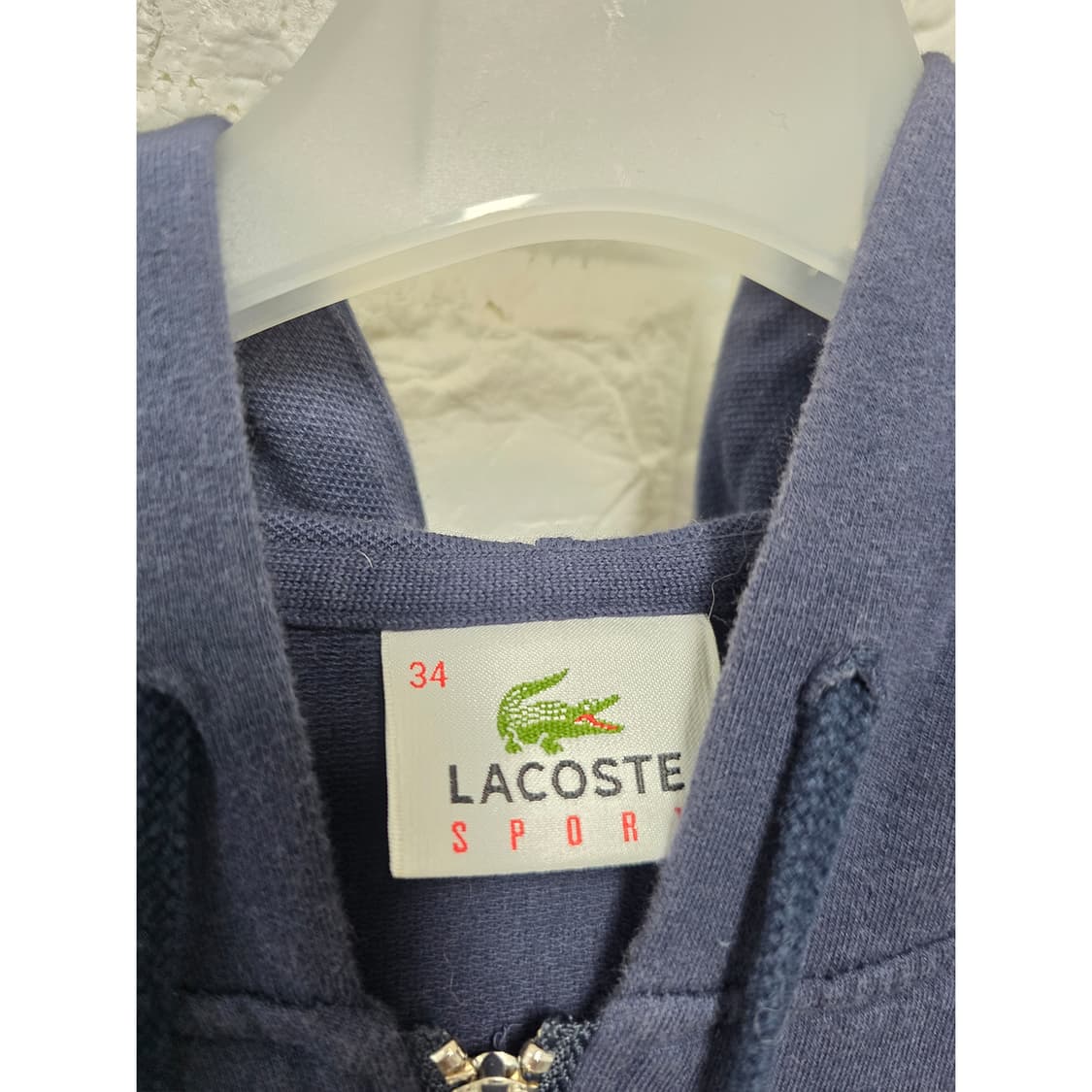 택포_ 라코스테 스포츠 여성 후드집업 네이비 S 상품이미지2