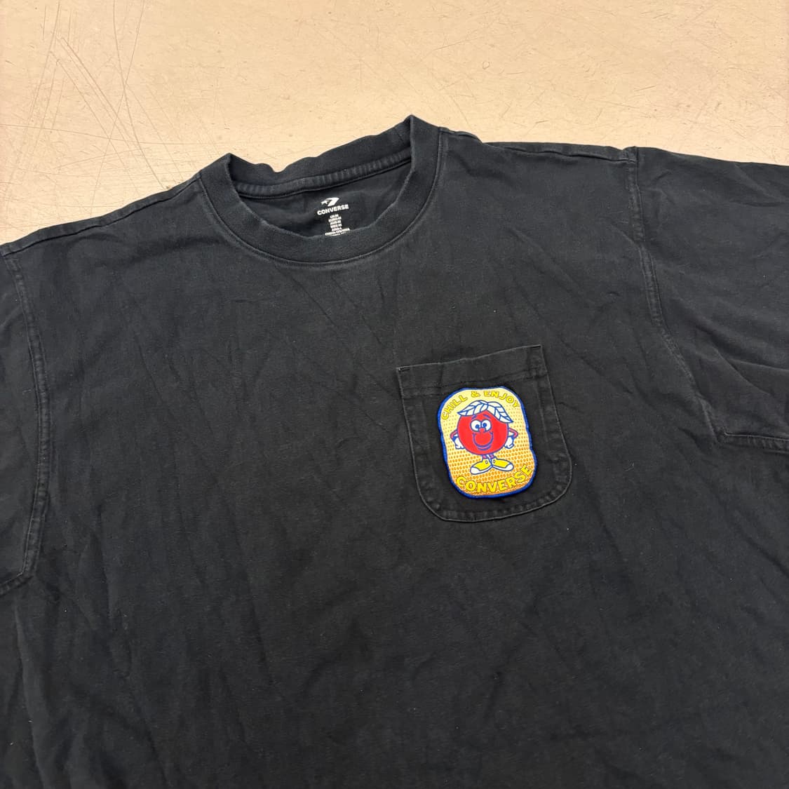 컨버스 포켓로고 반팔티 상품이미지2