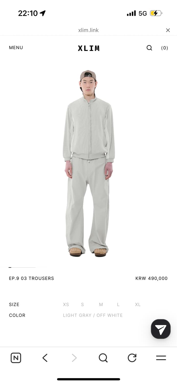 엑슬림 ep.9 03 Trausers (xs) 상품이미지2