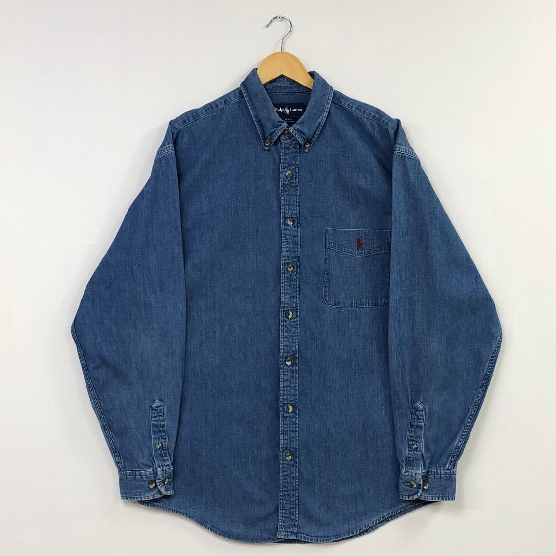 Xxl 폴로 데님 셔츠 상품이미지2