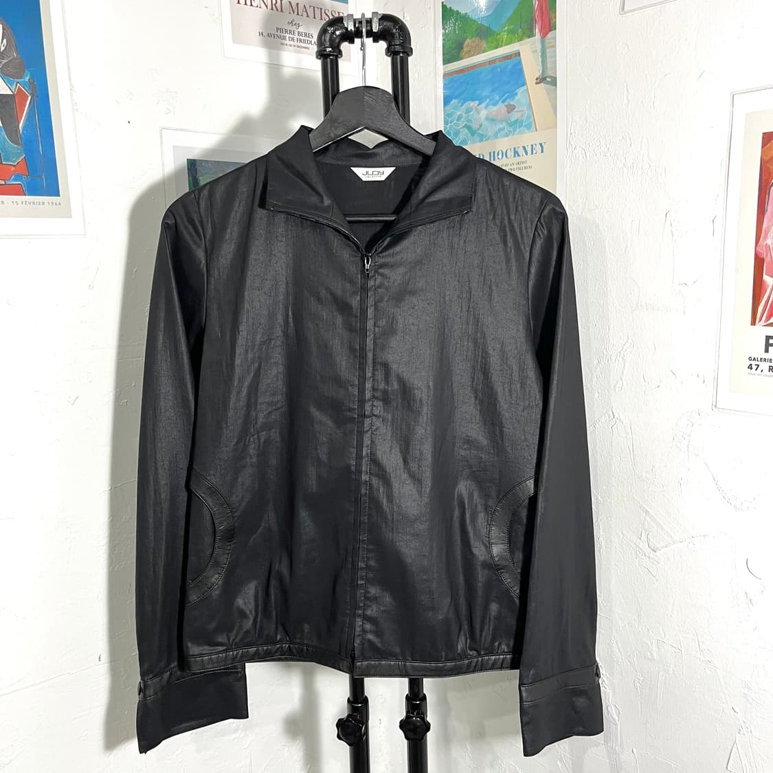 Judy 데드스탁 시스루 집업 상품이미지1