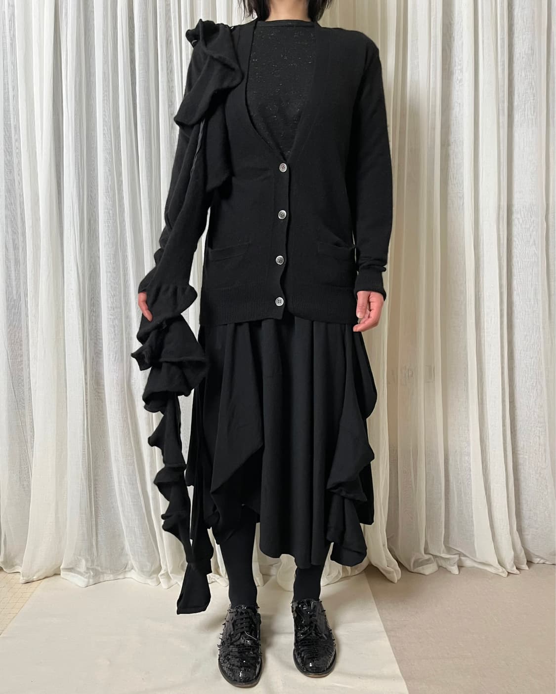 사카이 머플러 가디건 sacai 꼼데가르송 상품이미지7