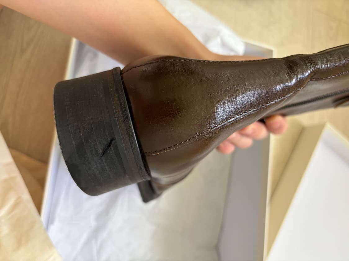 [43] 아워레가시 카미온 부츠 올리브 레더 상품이미지6