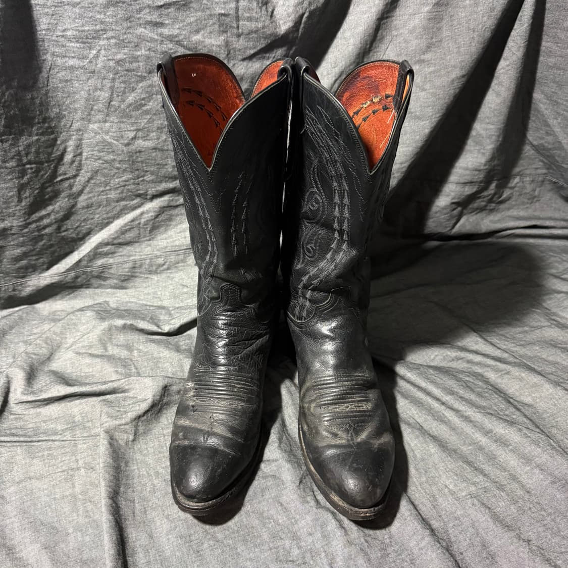 1883 N1617 Black Calf Cowboy Boots 상품이미지4