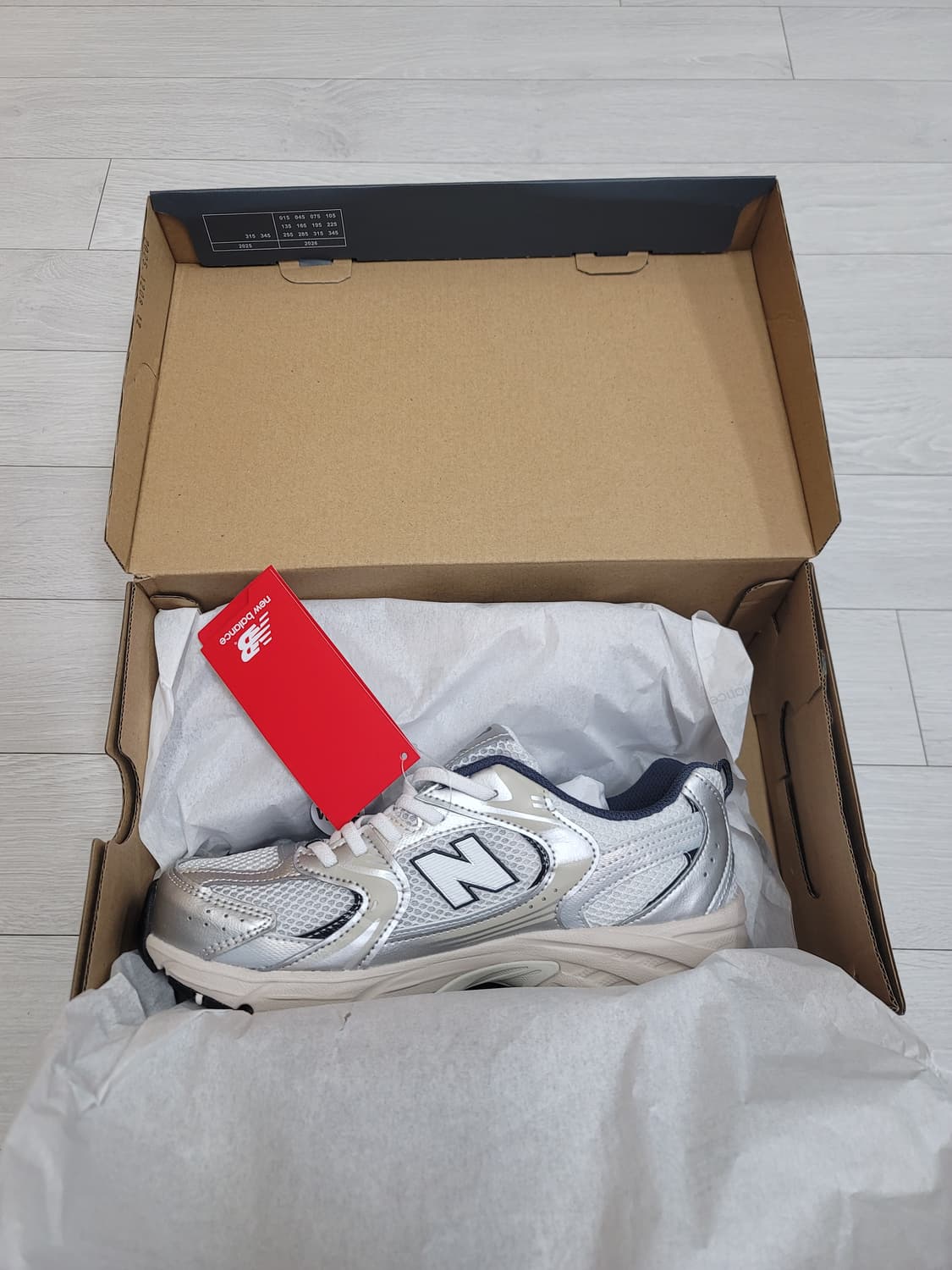 (240)뉴발란스 주니어  530 스틸 그레이[대전 직거래도 가능] 상품이미지3