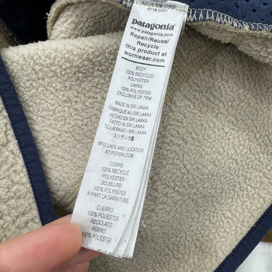 M(100) 파타고니아 레트로 파일 플리스 자켓  상품이미지8