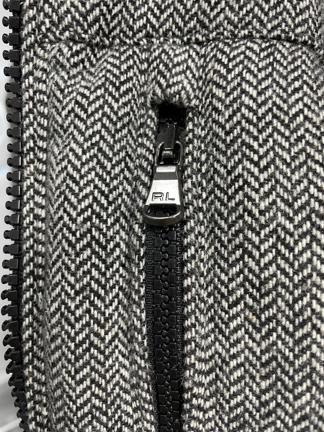 폴로 랄프로렌 울 헤링본 패딩L(매장정품) 상품이미지5