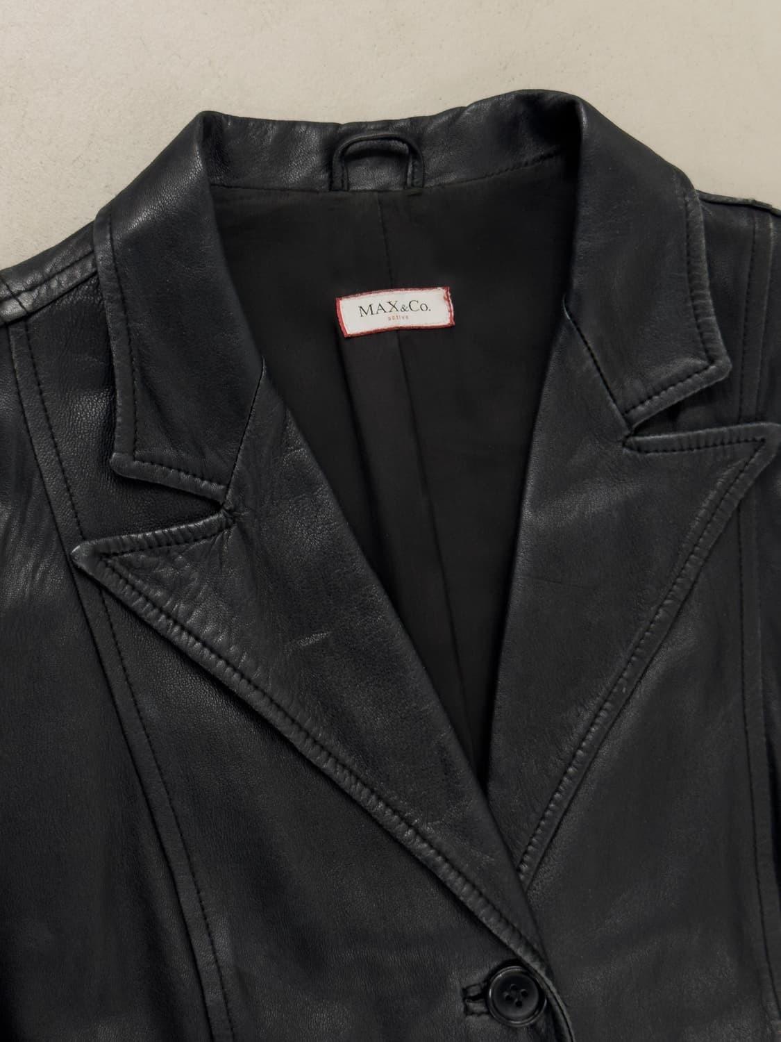 막스마라 레더 자켓 상품이미지4