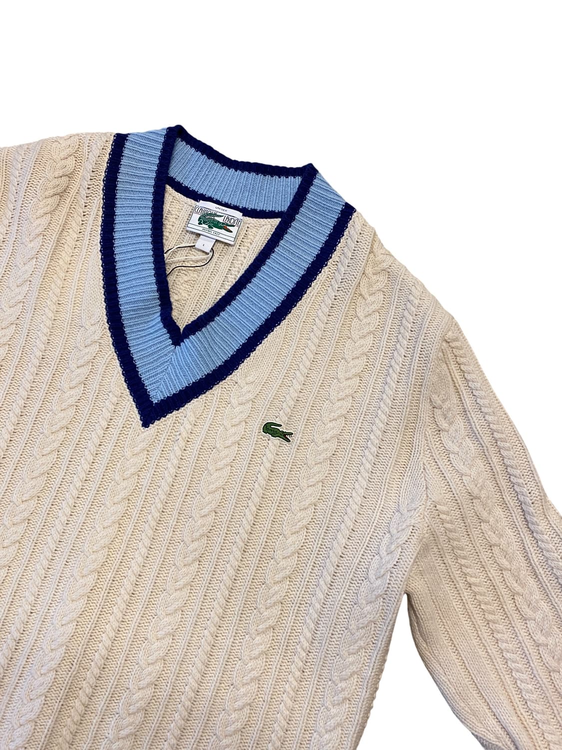 라코스테 브이넥 케이블 니트 (Man L) AA0978 상품이미지4