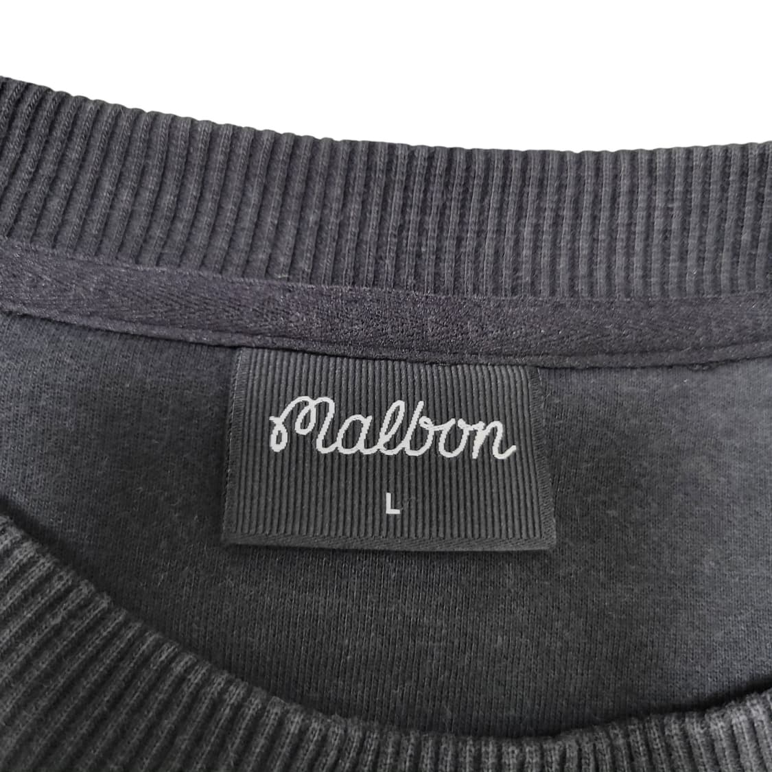 Malbon 말본 패치 로고 블랙 스웻셔츠 상품이미지2