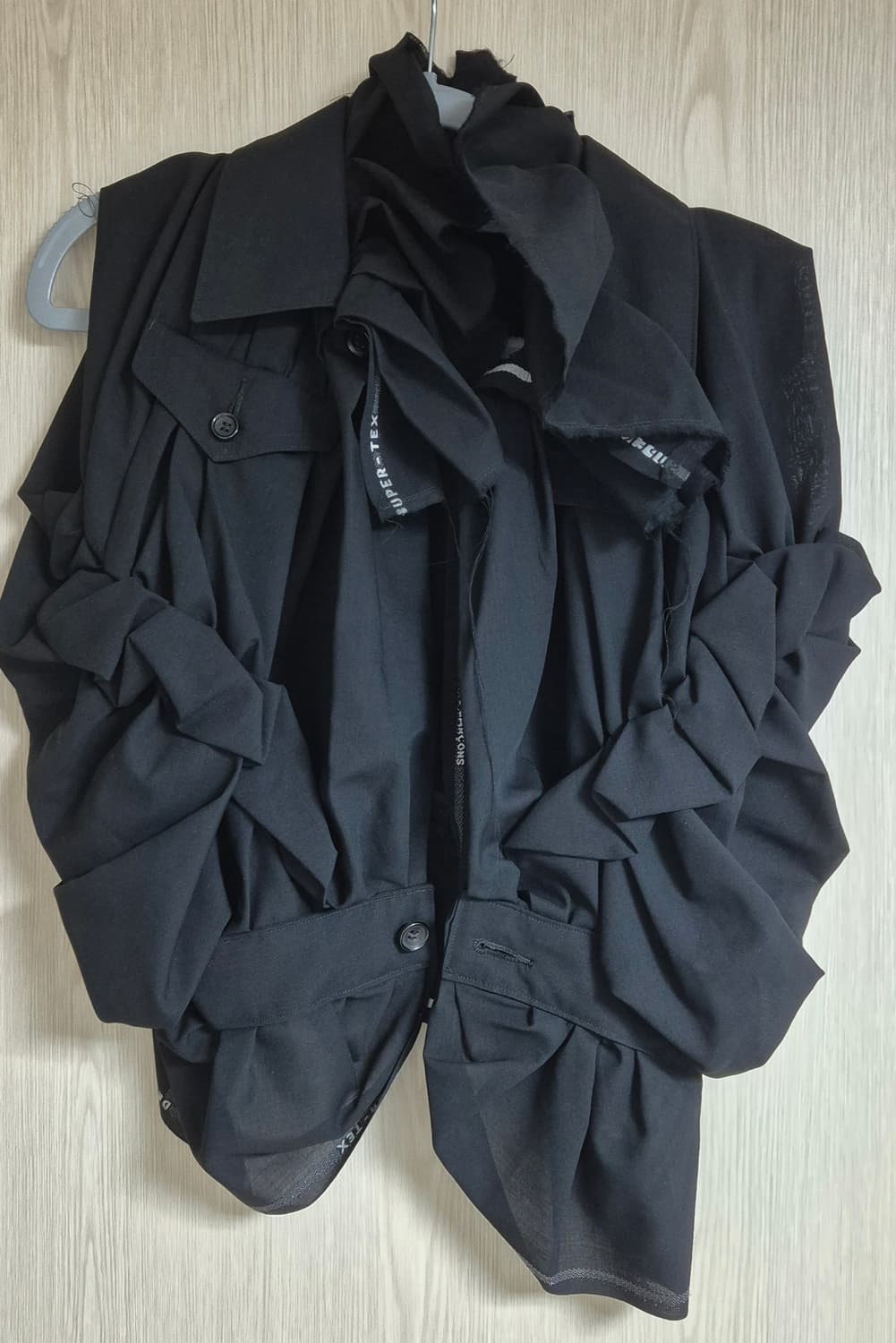 꼼데가르송 메인라인 2006ss 셔링 탑 상품이미지4