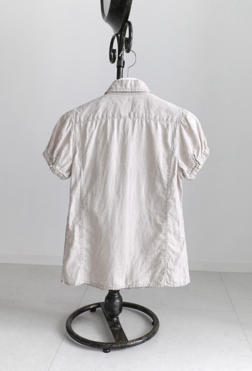 갭 데미지 프릴 하프 블라우스 상품이미지2