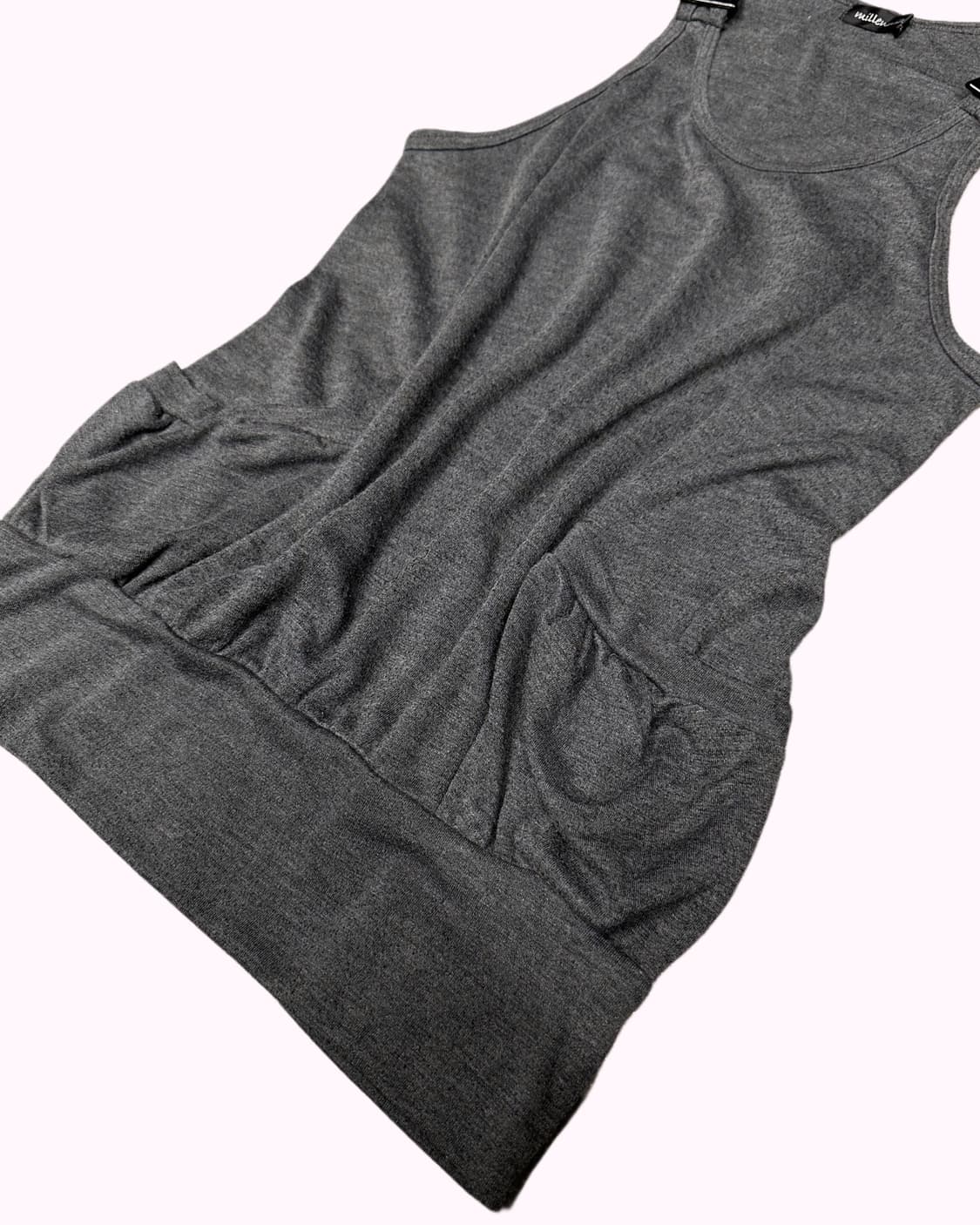charcoal strap pocket sleeveless 상품이미지3