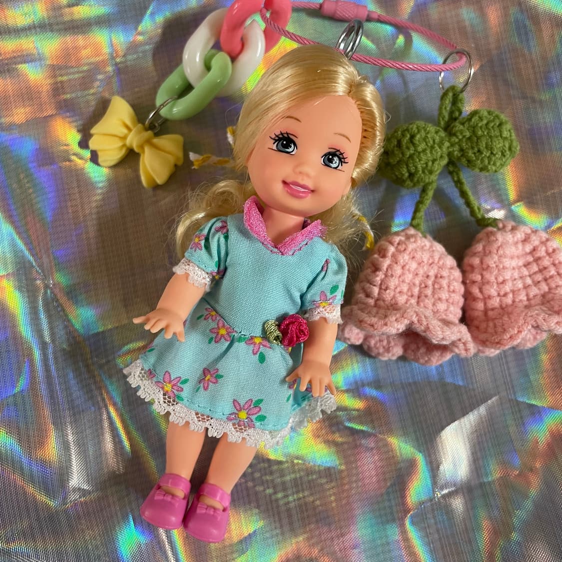 빈티지 켈리인형 커스텀 키링 상품이미지3