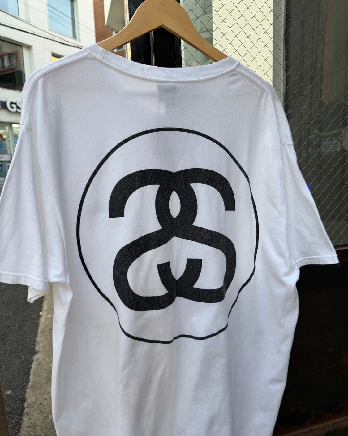 Stussy big link short sleeve white 상품이미지1