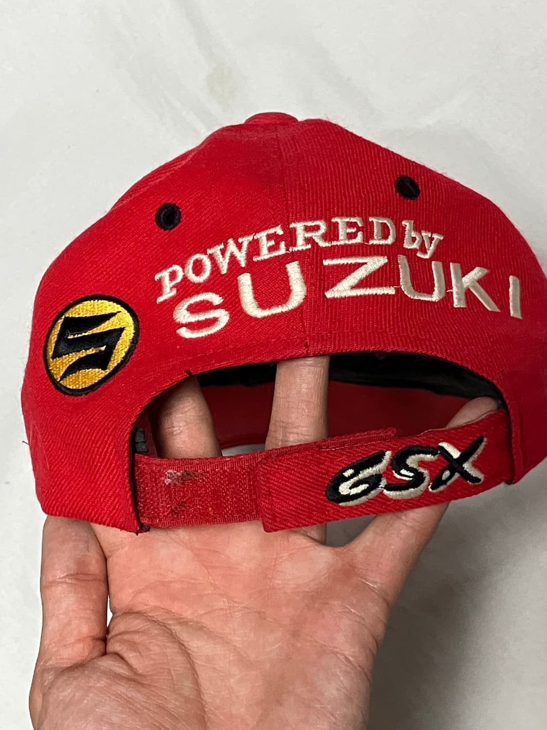 90s 럭키 스트라이크 래이싱 볼캡 레드 상품이미지3