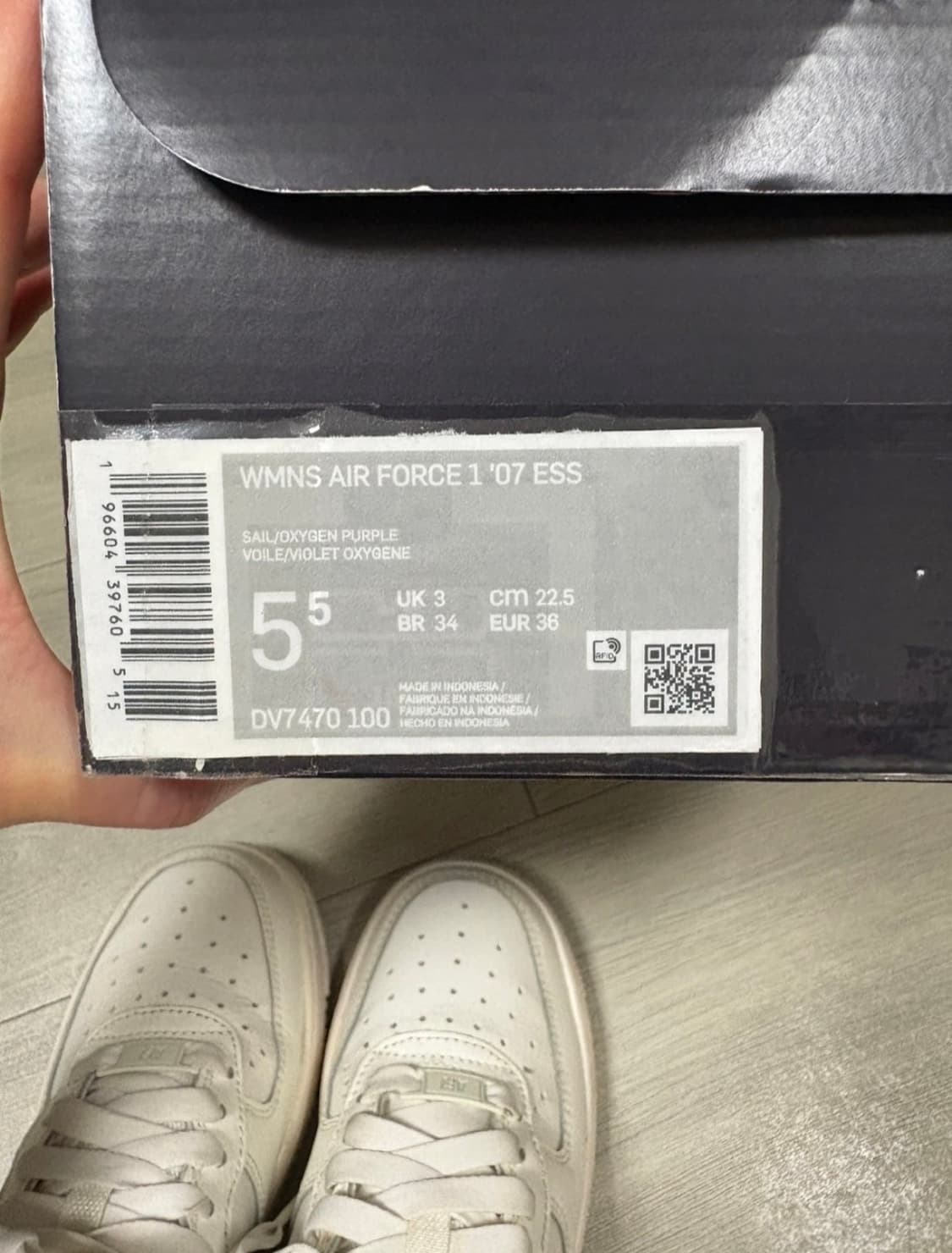 나이키)여성 에어포스 225사이즈 상품이미지9