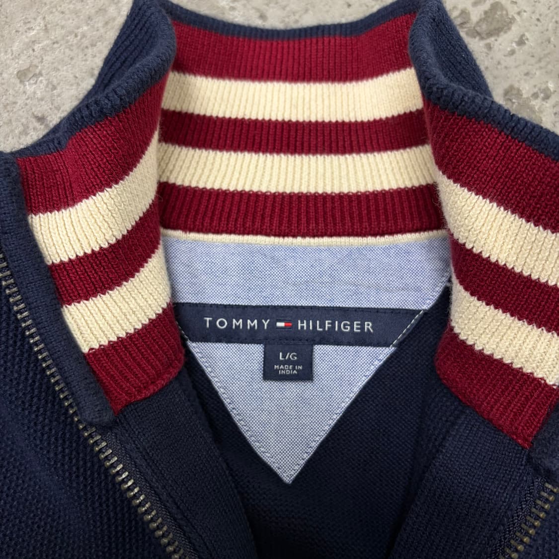 타미힐피거 반집업 니트[2213] 상품이미지6