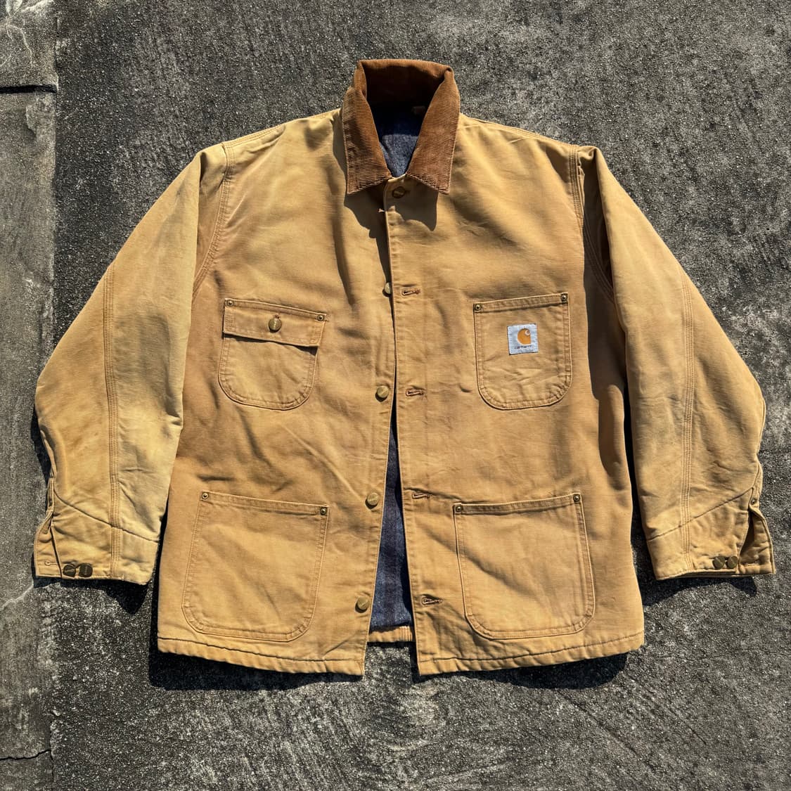 [L] 80s 칼하트 블랭킷 초어 자켓 상품이미지1