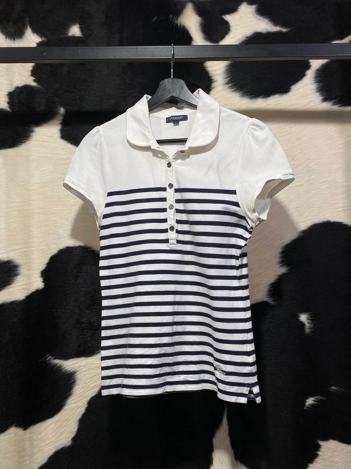 Burberry 스트라이프 프레피 반팔티셔츠 상품이미지2