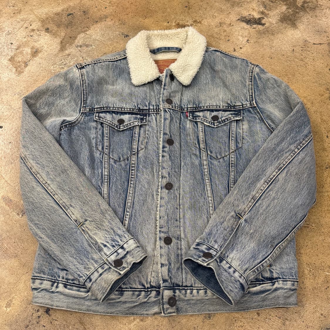 [정품/M] 리바이스 청바지 데님 자켓 쉐르파 b19 상품이미지2