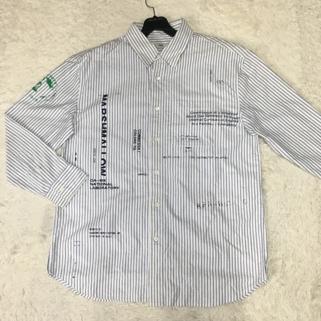 시스템옴므 스트라이프셔츠 DD23 상품이미지4