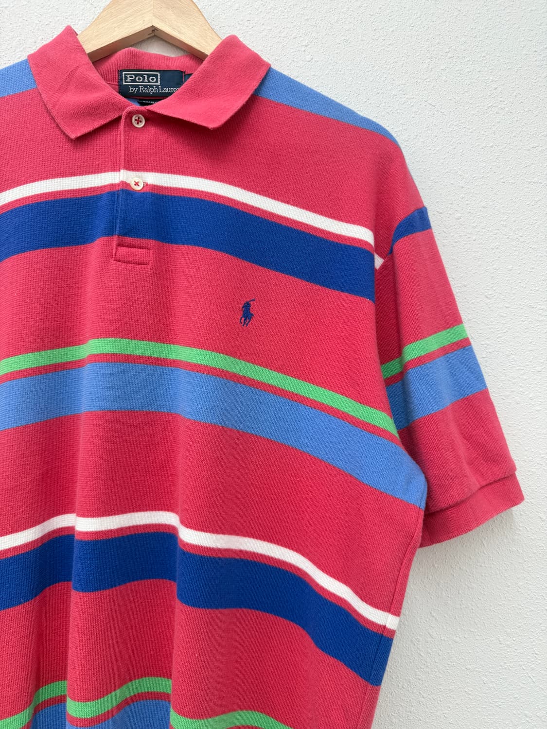 폴로 랄프로렌 멀티 스트라이프 반팔 카라티  상품이미지3