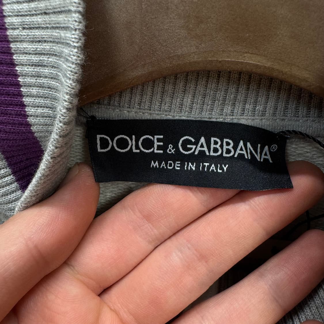 00s 돌체앤가바나 코튼 트랙 자켓 전면 로고 포인트 그레이 상품이미지5
