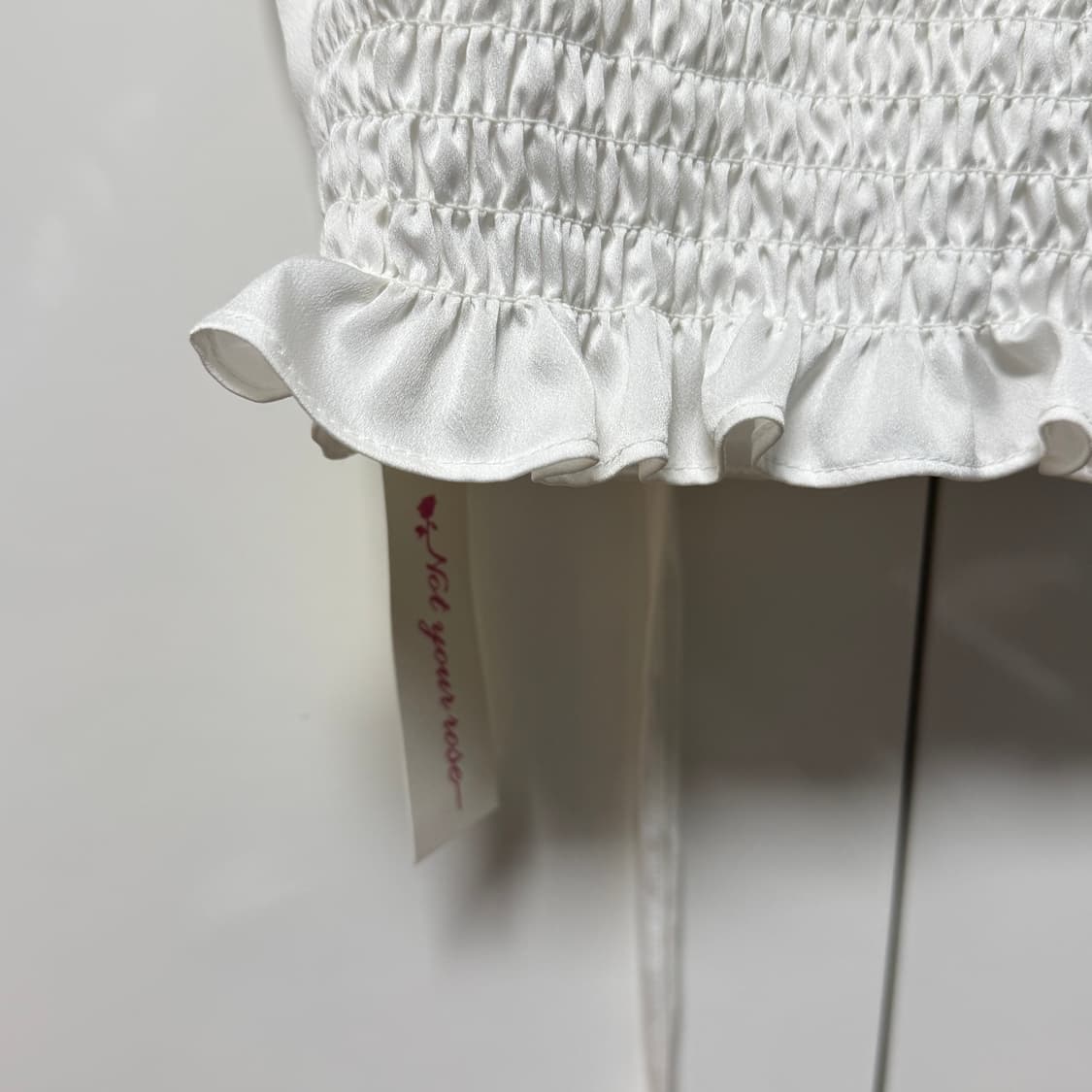 낫유어로즈 코르셋 크롭 블라우스 상품이미지5