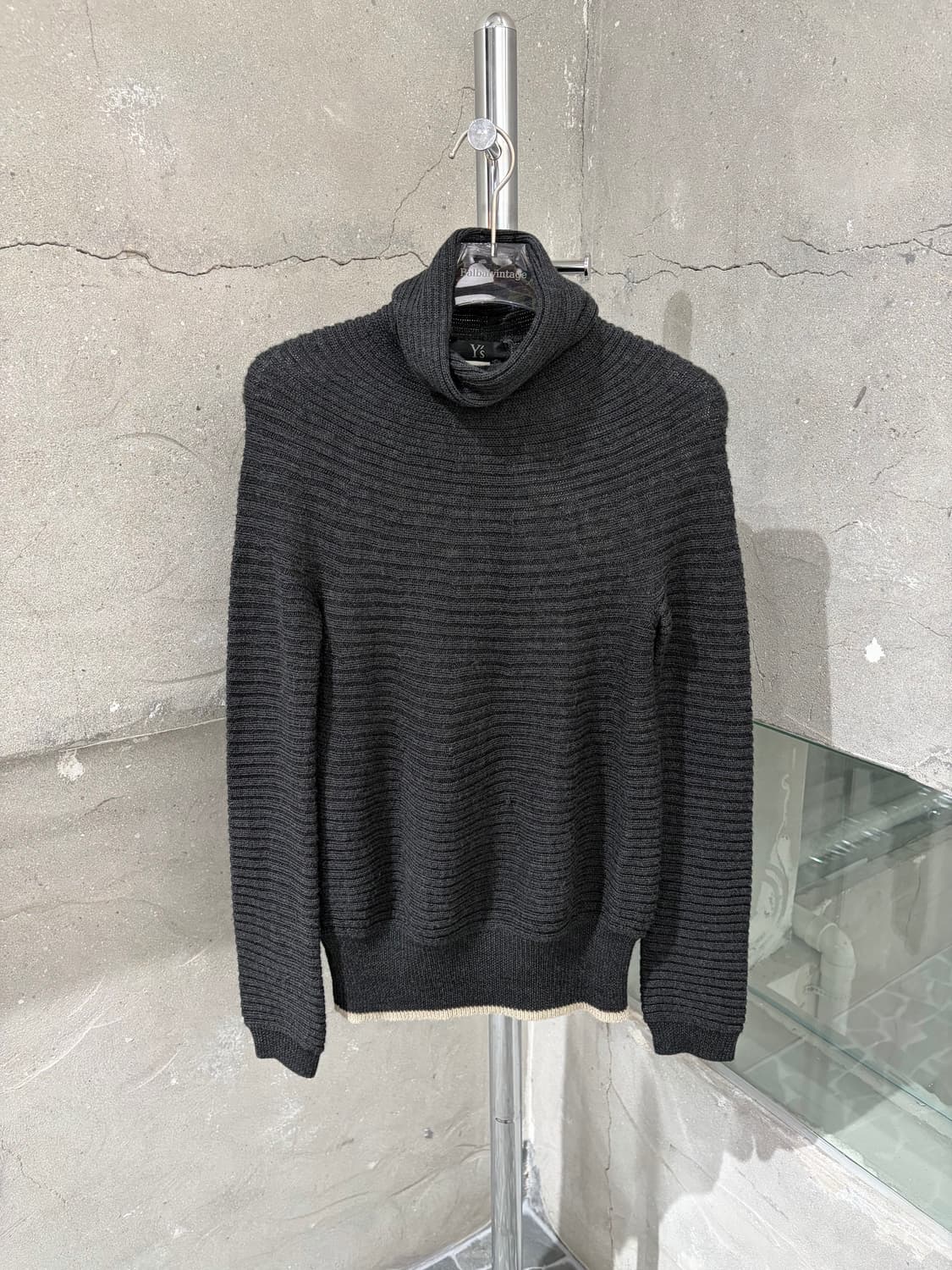 Y’s Structurd Rib Turtleneck Knit 상품이미지1