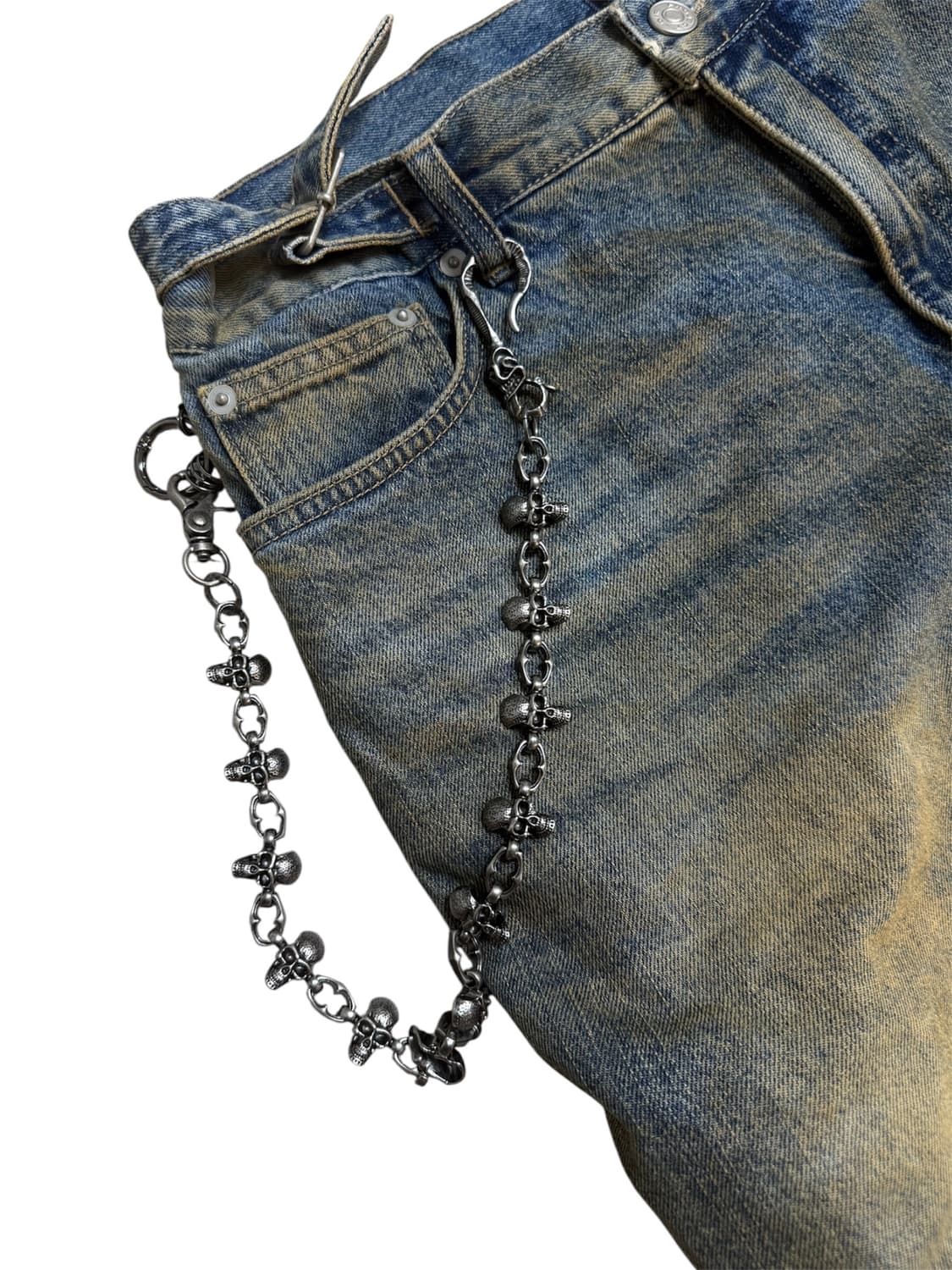 💀☠️스컬 키링 체인  상품이미지1