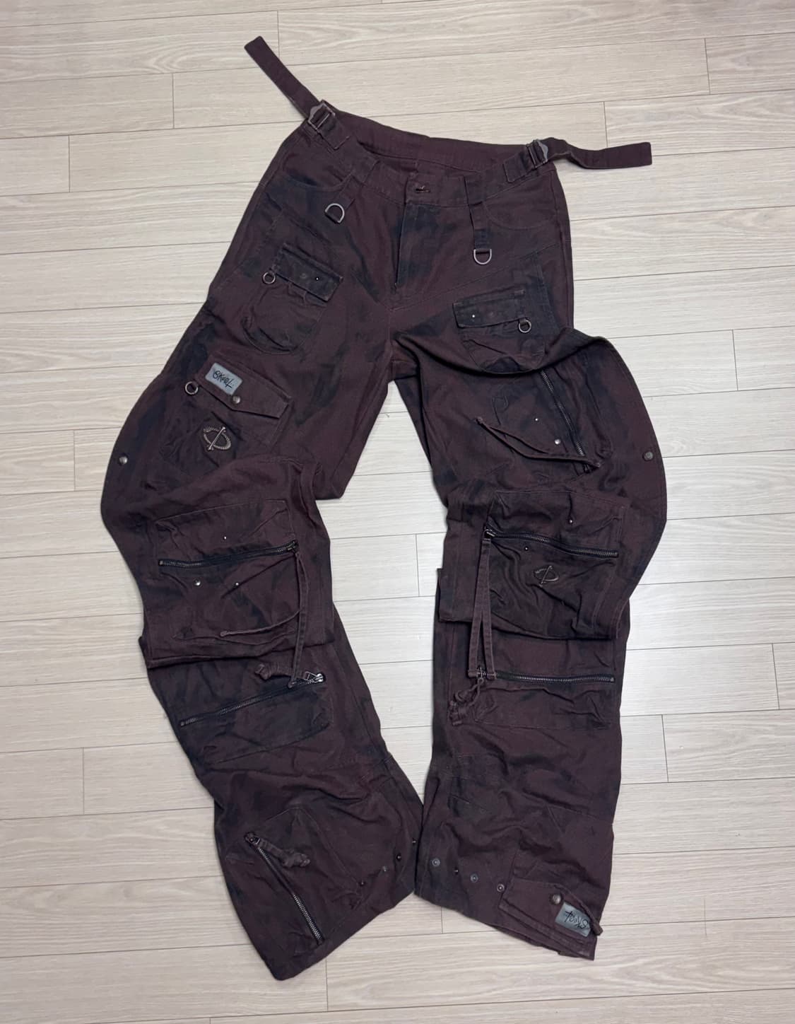 스쿠읏 퍼락사이드 팬츠 브라운 상품이미지1