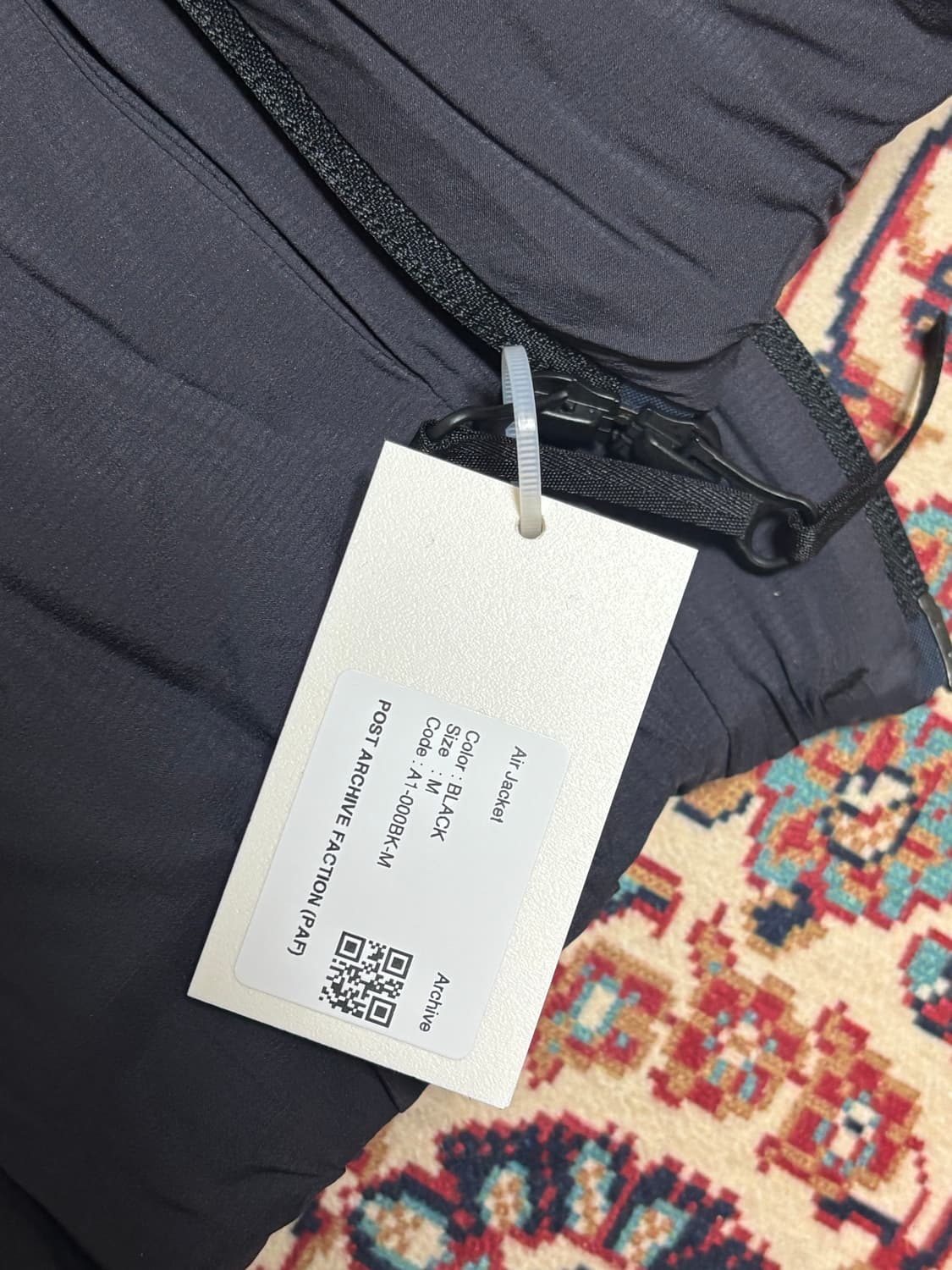 Paf 파프 에어자켓 블랙 m 상품이미지3