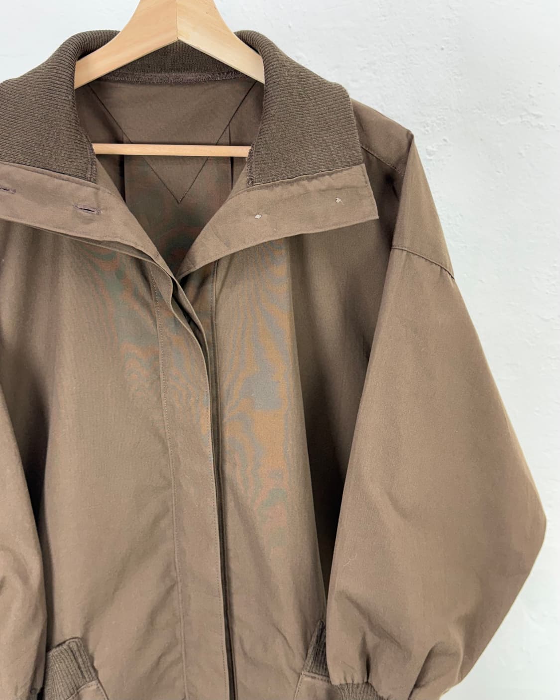 이세이미야케 스튜디오 브라운 코튼 스텝 카고 롱 자켓 상품이미지3