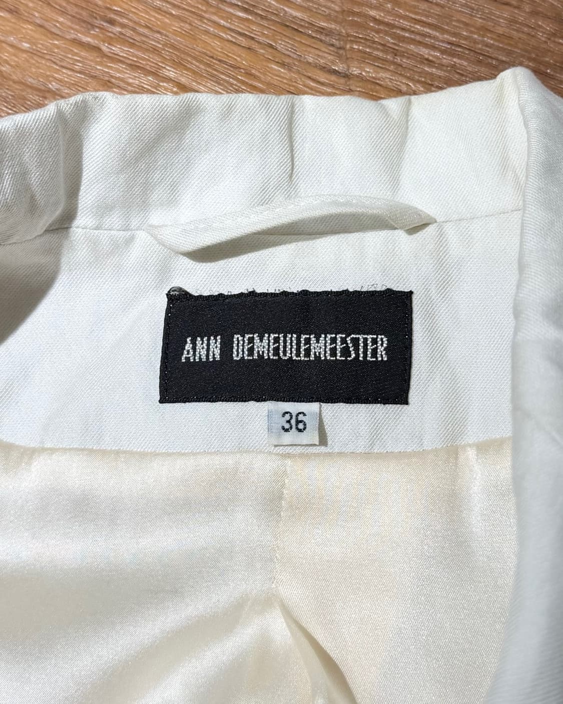 앤드뮐미스터 화이트 아카이브 아티저널 코트 상품이미지7