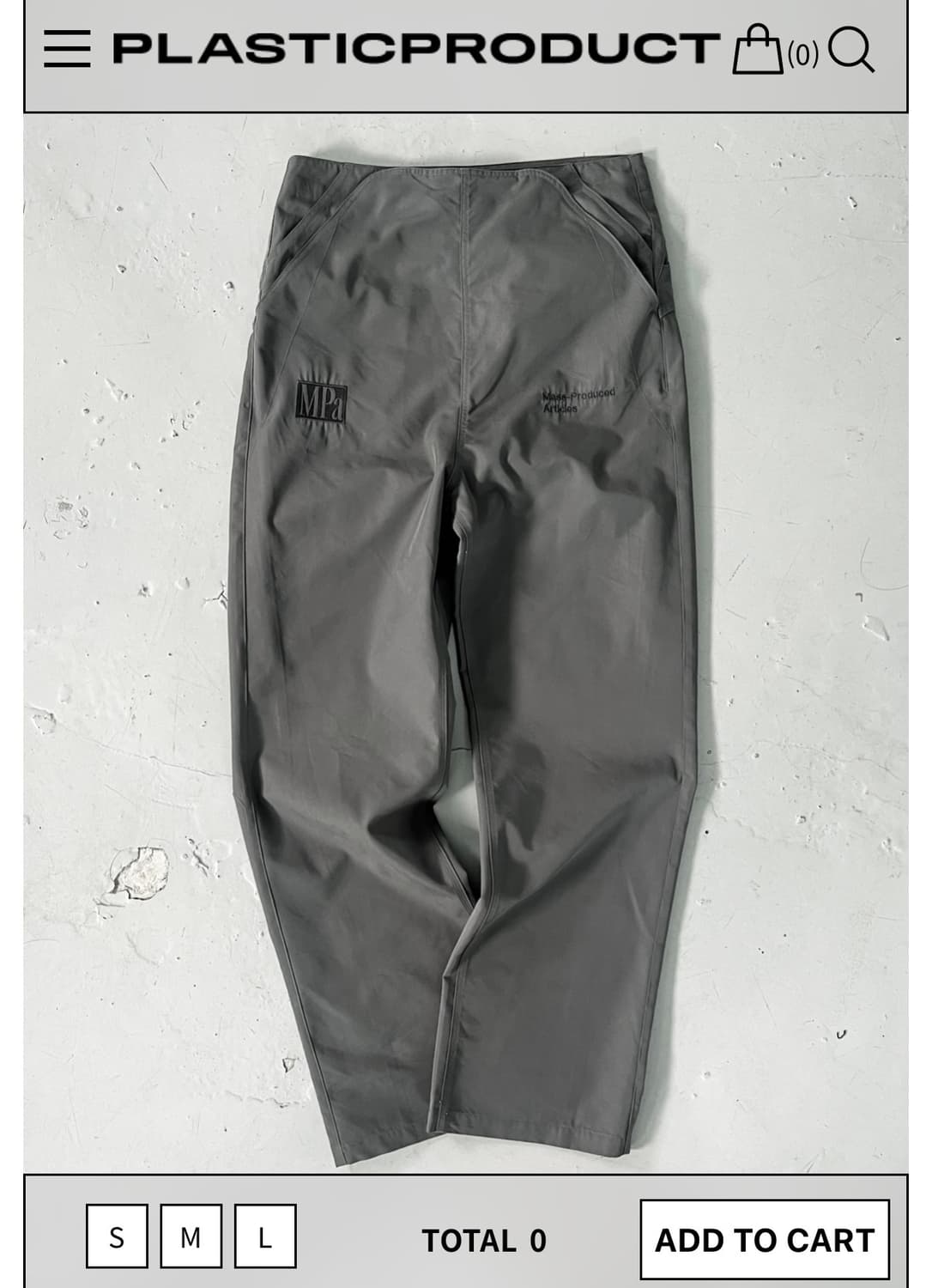 PLasticproduct FLY pants {L} 상품이미지1