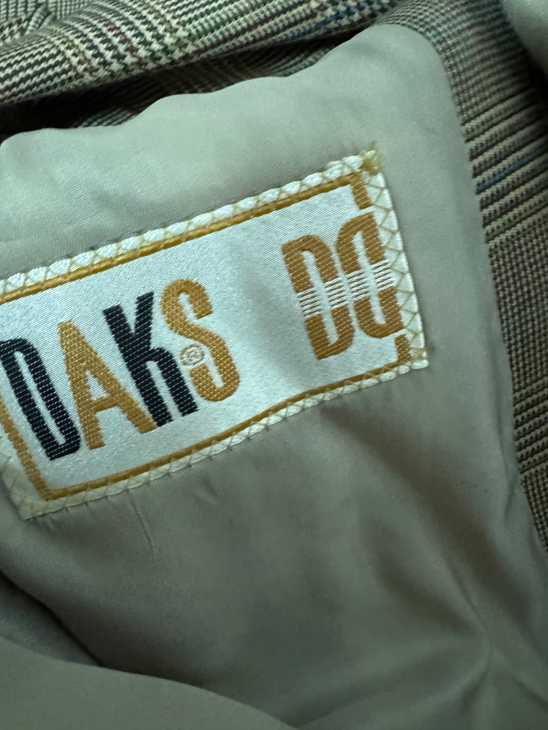 닥스 daks 시그니처 정장 체크 울 자켓 M 상품이미지4